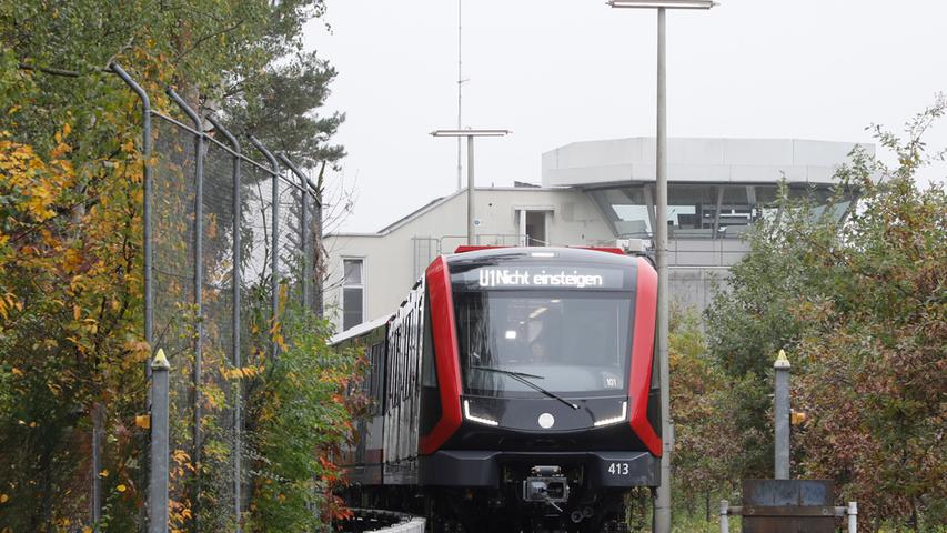 Nürnberg , 24.10.2019
Ressort: Lokales  Fotografie: Stefan Hippel
VAG , Ausbesserungswerk Langwasser , Vorstellung neue U-Bahn Züge, 