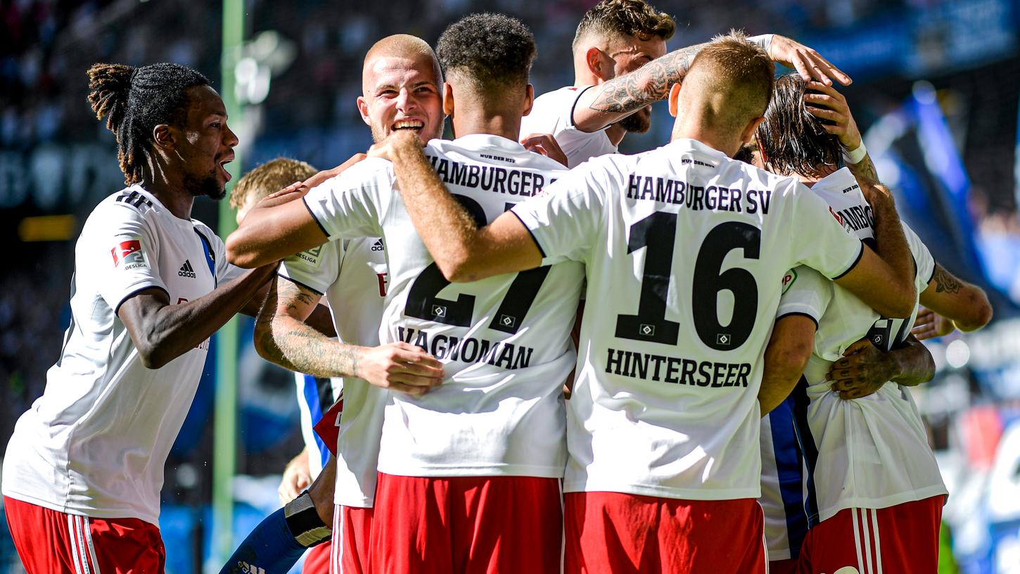 Für den HSV gab es gegen Stuttgart sechsmal Grund zu jubeln.