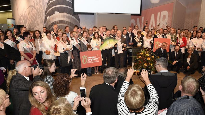 169 Erzeugerinnen und Erzeuger aus der Metropolregion Nürnberg wurden als "Unsere Originale" des 2. Spezialitätenwettbewerbs geehrt.