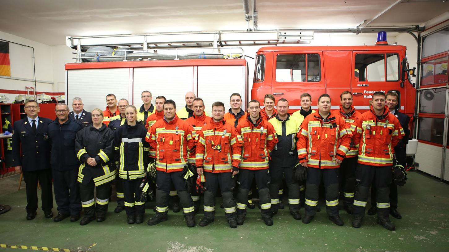 Hallerndorfer Feuerwehrler bestanden Leistungsprüfung mit Bravour