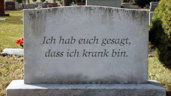 Shit Happens Zehn Skurrile Spruche Auf Grabsteinen Nordbayern De