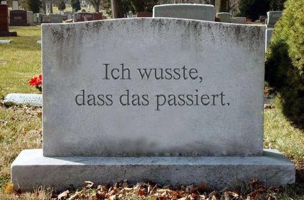 "Shit happens" Zehn skurrile Sprüche auf Grabsteinen nordbayern.de