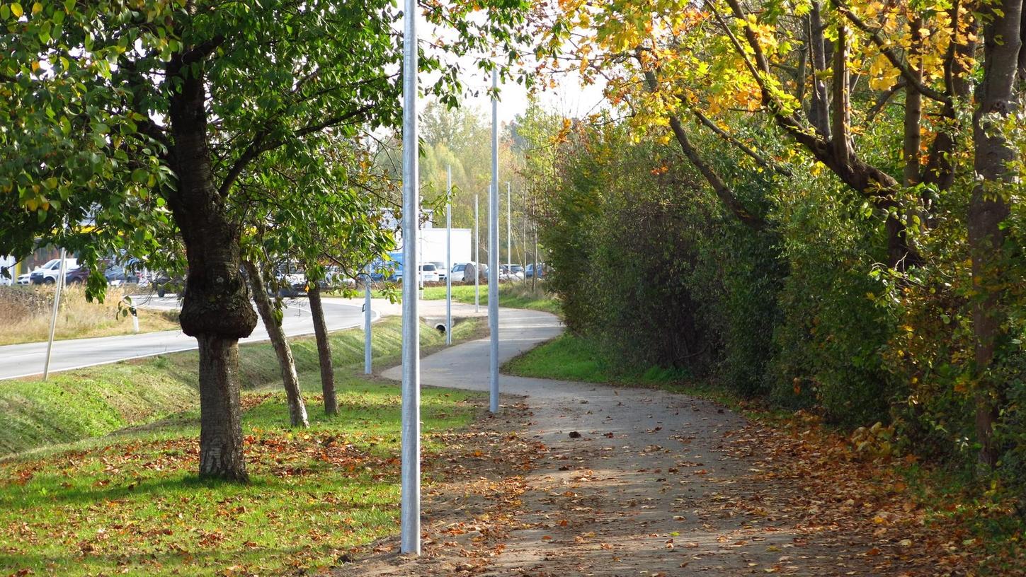 Mehr Sicherheit: Neue Beleuchtung für Radweg von Poxdorf bis Effeltrich