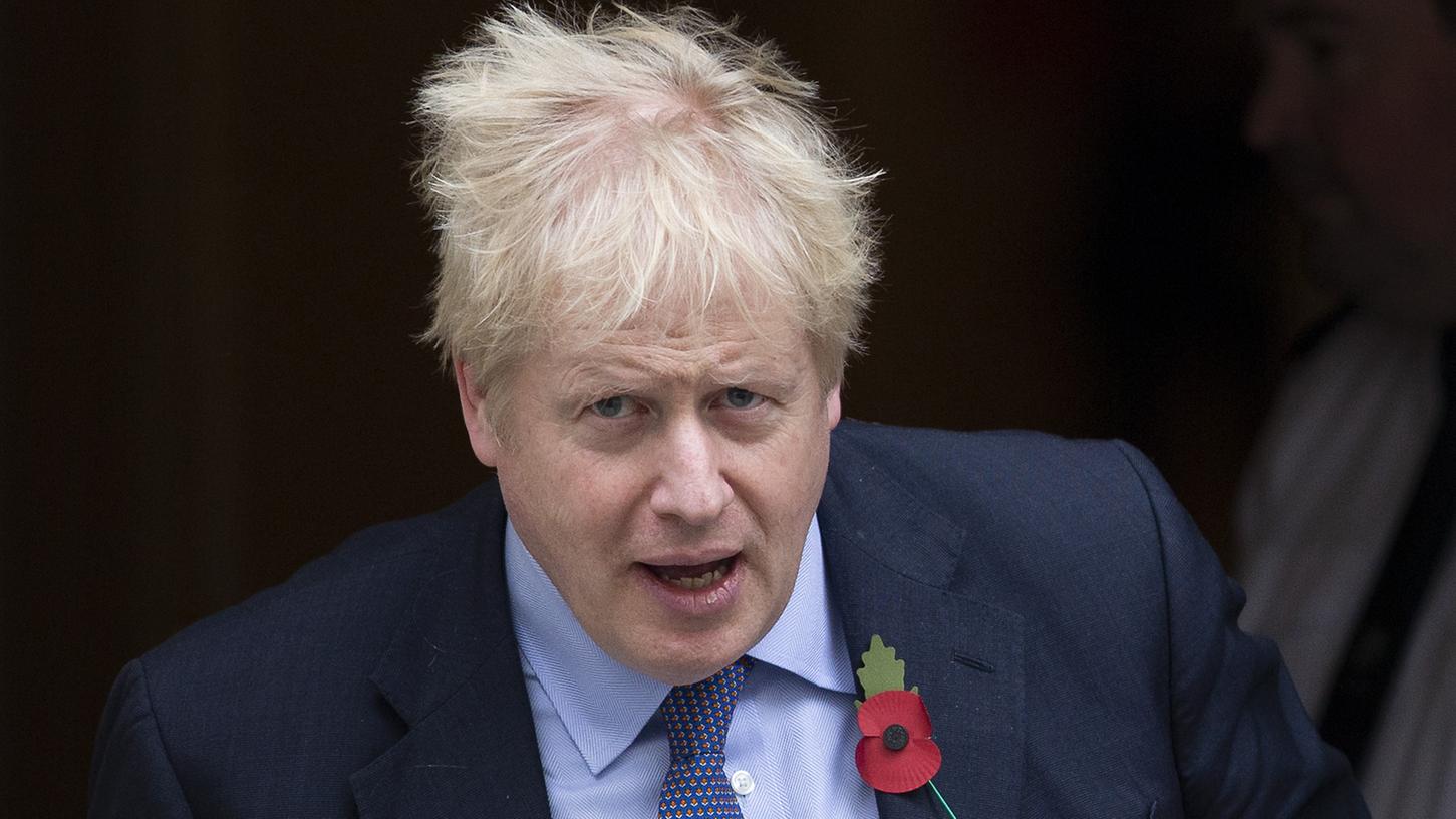 "Sehr, sehr enttäuscht" sei er darüber, dass der Brexit nicht zum geplanten Termin stattfinden konnte, sagt Premier Boris Johnson.