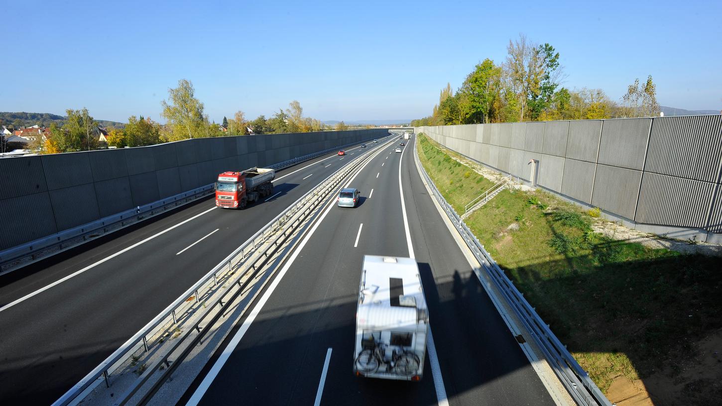 120 km/h nachts: Auf der A73 gibt es bald ein Tempolimit