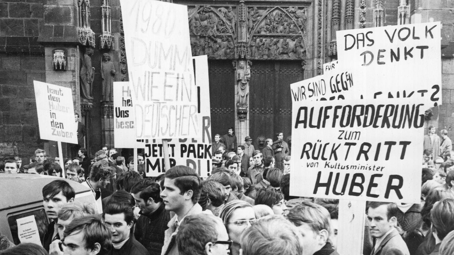 8. November 1969: Bevölkerung schrie gegen Huber