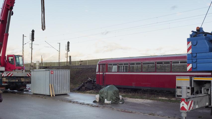 Treuchtlingen: Schienenbus wird zu Saunawagen