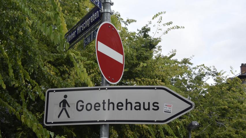 Auf zum Goethe-Haus.
