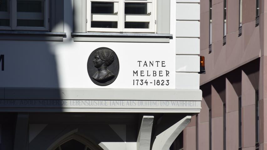 Johann Wolfgang von Goethe setzte seiner lustigen Tante Melber in "Aus meinem Leben. Dichtung und Wahrheit ein literarisches Denkmal".