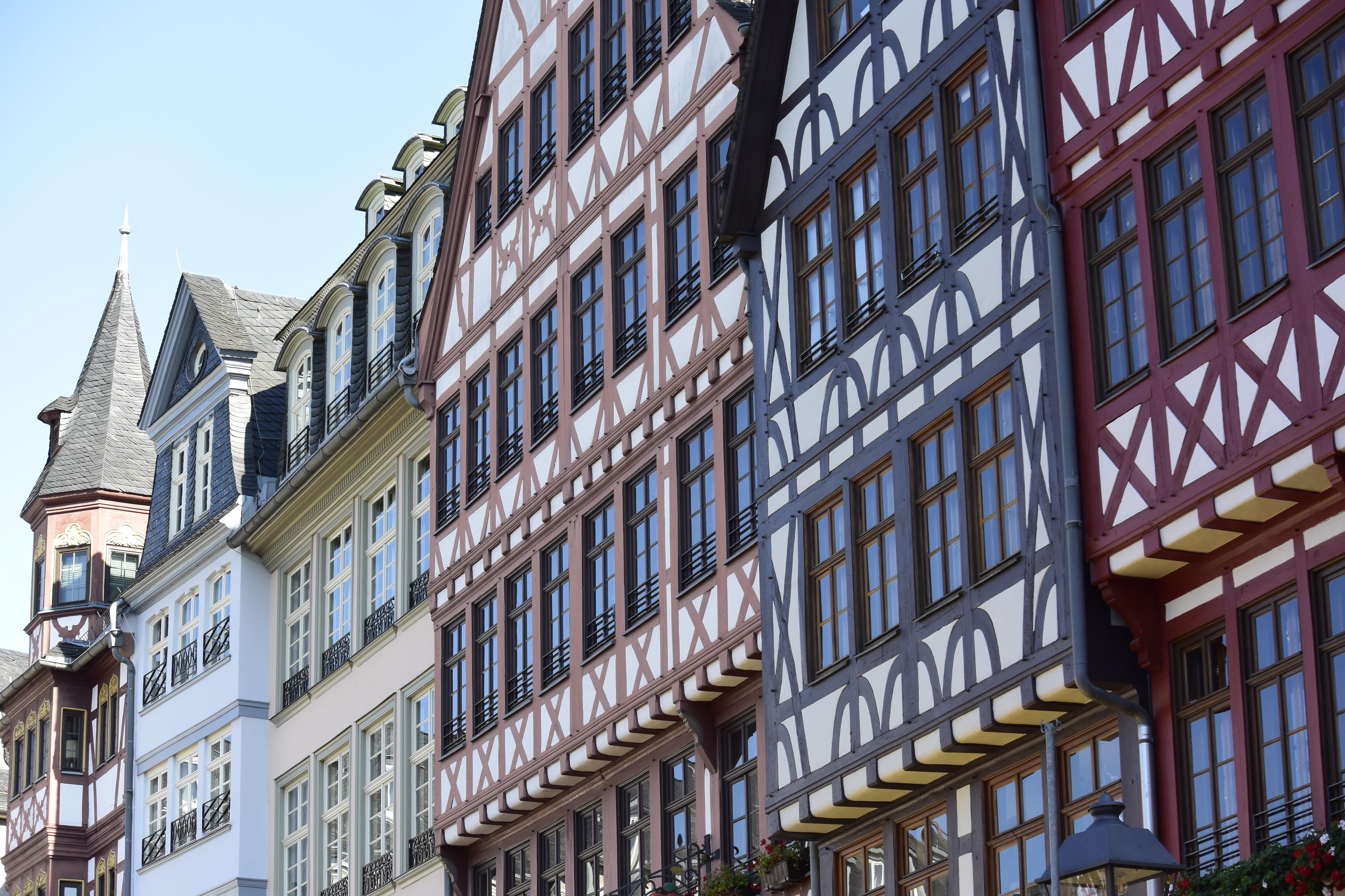 Rund um den Frankfurter Römer.