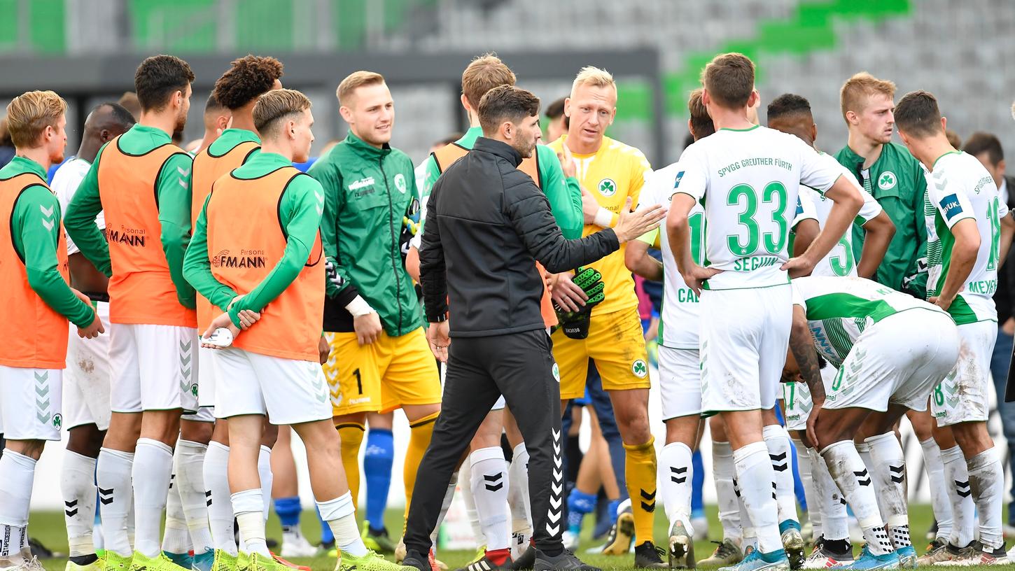 Nicht unterschätzen! Kleeblatt-Coach Stefan Leitl warnt vor der physischen Stärke und dem guten Kader des SV Sandhausen.