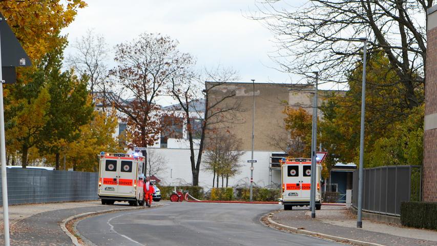 Dunkle Rauchsäulen: Feuer in Bamberger Bosch-Werk ausgebrochen