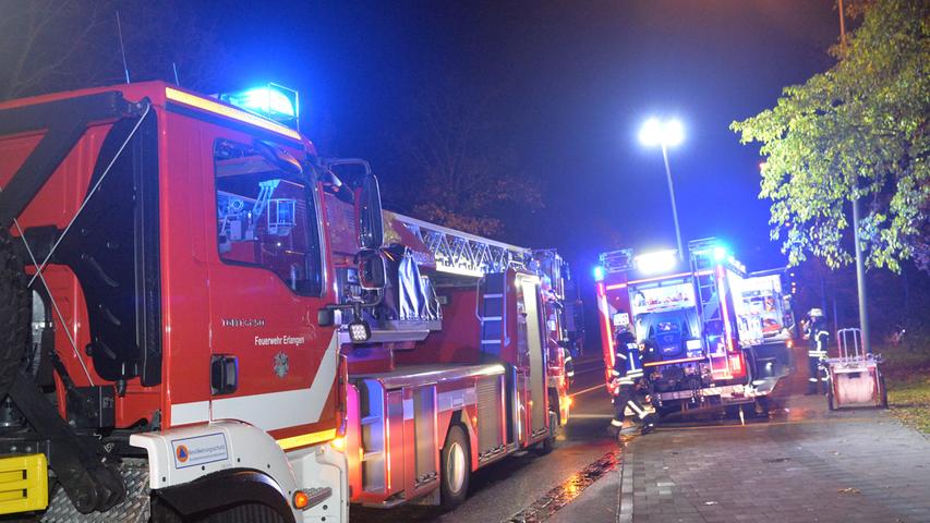 Kellerbrand in Erlangen kappt Heizung dreier Wohnblocks