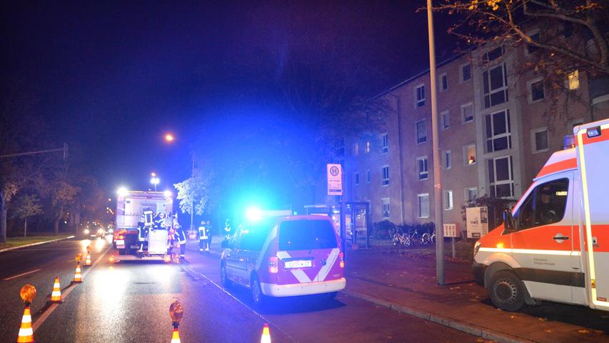 Kellerbrand in Erlangen kappt Heizung dreier Wohnblocks