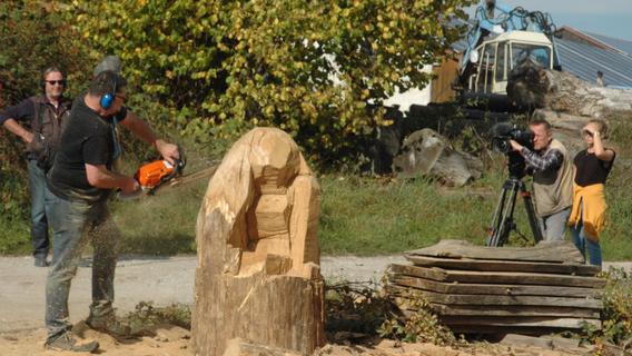 Kunst mit Kettensäge: Heinl und Oberrödel im Fernsehen - Nordbayern.de