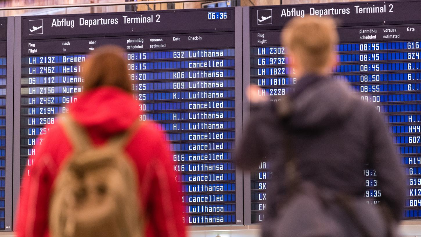 Der Streik bei der Lufthansa ist vorerst beendet - dennoch fallen am Samstag weiterhin Flüge aus.
