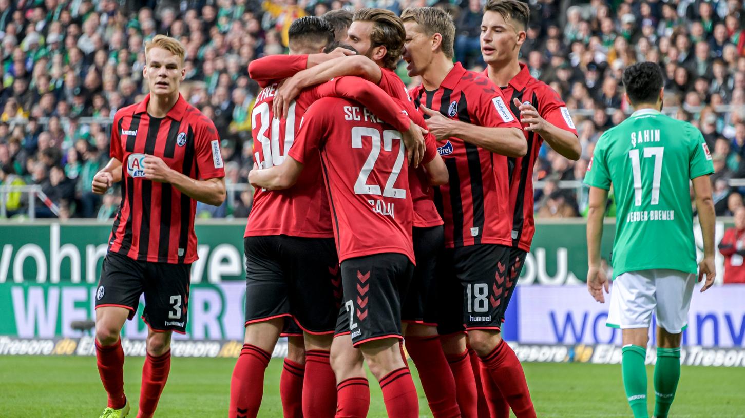 Auch gegen Werder Bremen kann sich der SC Freiburg durchsetzen und auf den vierten Platz springen.