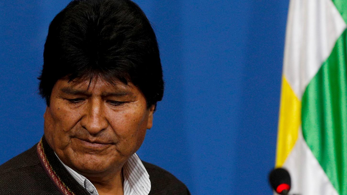 Nach wochenlangen Protesten gegen ihn hat Evo Morales seinen Rücktritt erklärt.