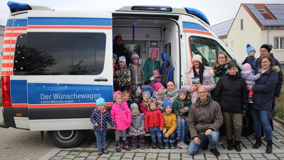 Elternbeirat von Eggolsheimer Kita spendet an ASB-Wünschewagen - Nordbayern.de