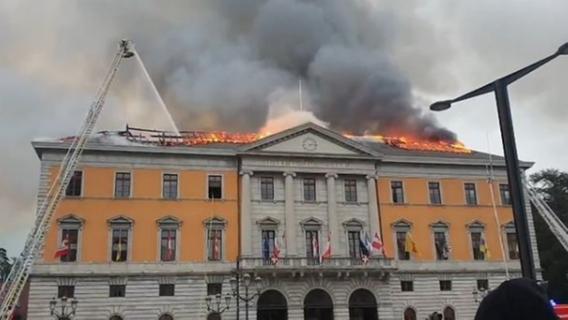 Großbrand im Rathaus der Bayreuther Partnerstadt Annecy - Nordbayern.de