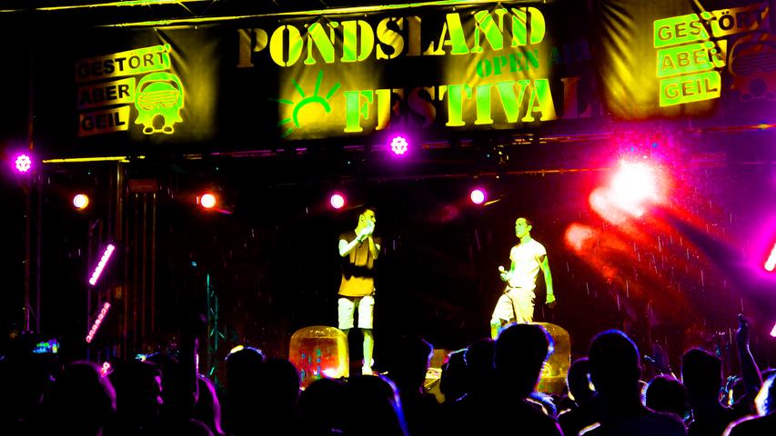 Auch die Höchstadter wussten zu feiern. Zum Beispiel die Premiere vom Pondsland-Festival, einem Fest für Freunde der Elektro-Musik.