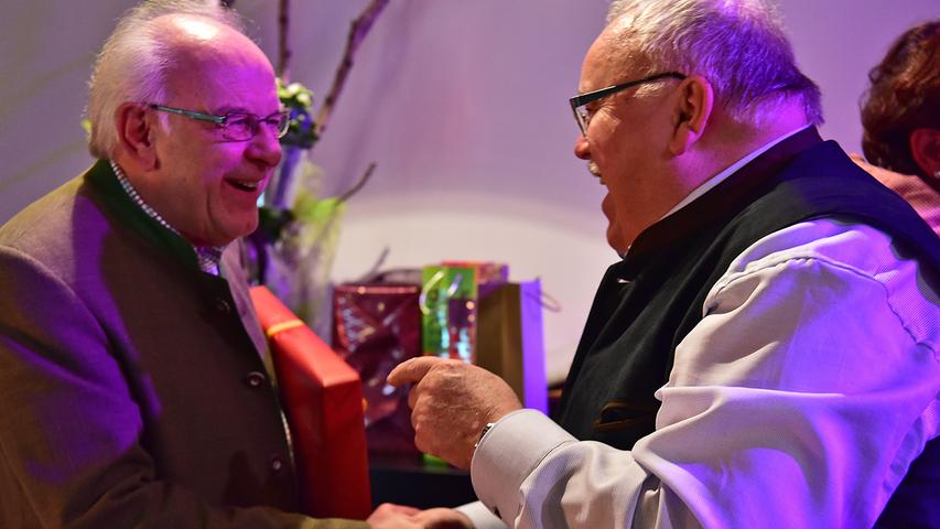 Franz Streit lässt sich zum 70. Geburtstag feiern