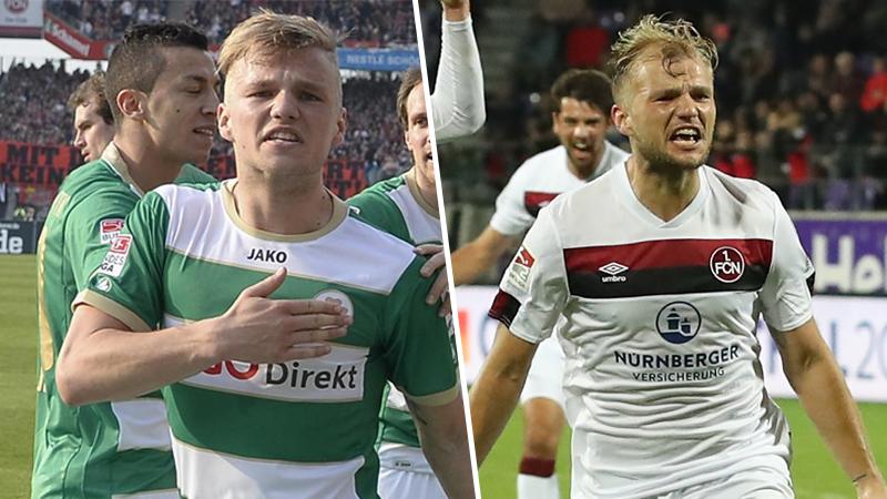 Früher Fürth, jetzt Club: Johannes Geis kennt sich damit aus, wie man im Derby trifft.