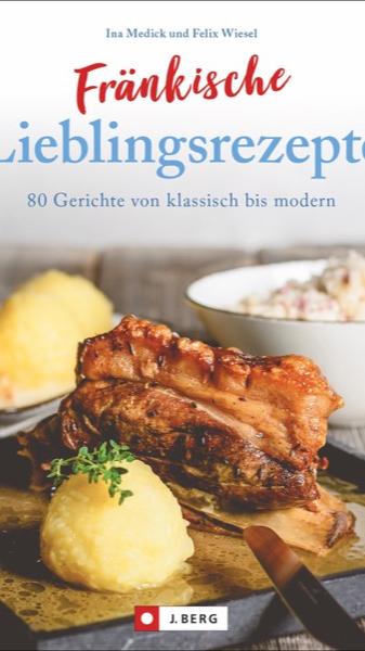 80 authentische Lieblingsrezepte aus Franken. Von traditionell bis raffiniert - das fränkische Kochbuch der erfolgreichen Bloggerin BackIna enthält eine Mischung aus unkomplizierten Rezeptideen für den Alltag, aber auch für tolle Feste. Hier geht es zum Produkt..