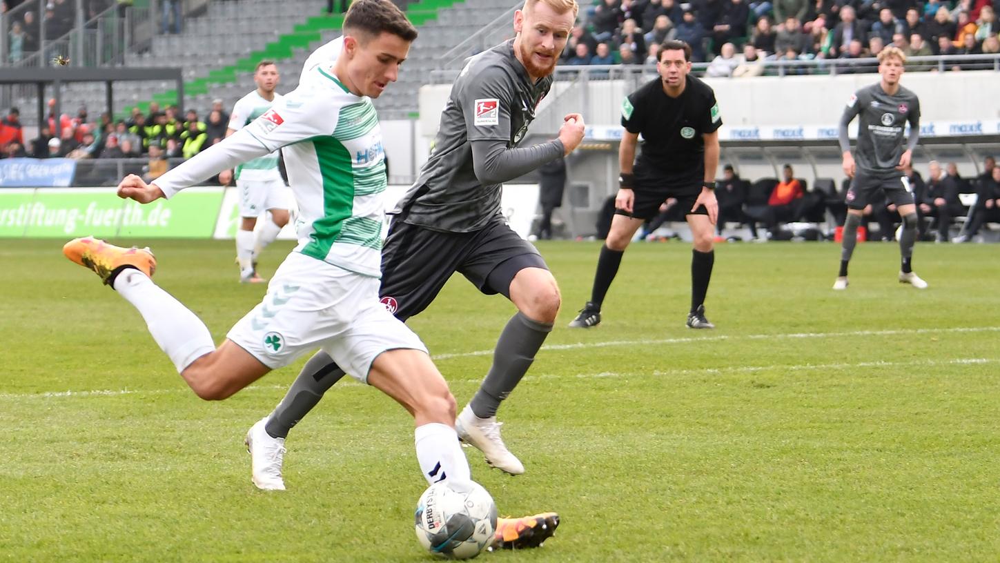 Aus der Regionalliga nach Fürth: Marco Meyerhöfer gibt beim Kleeblatt Gas.