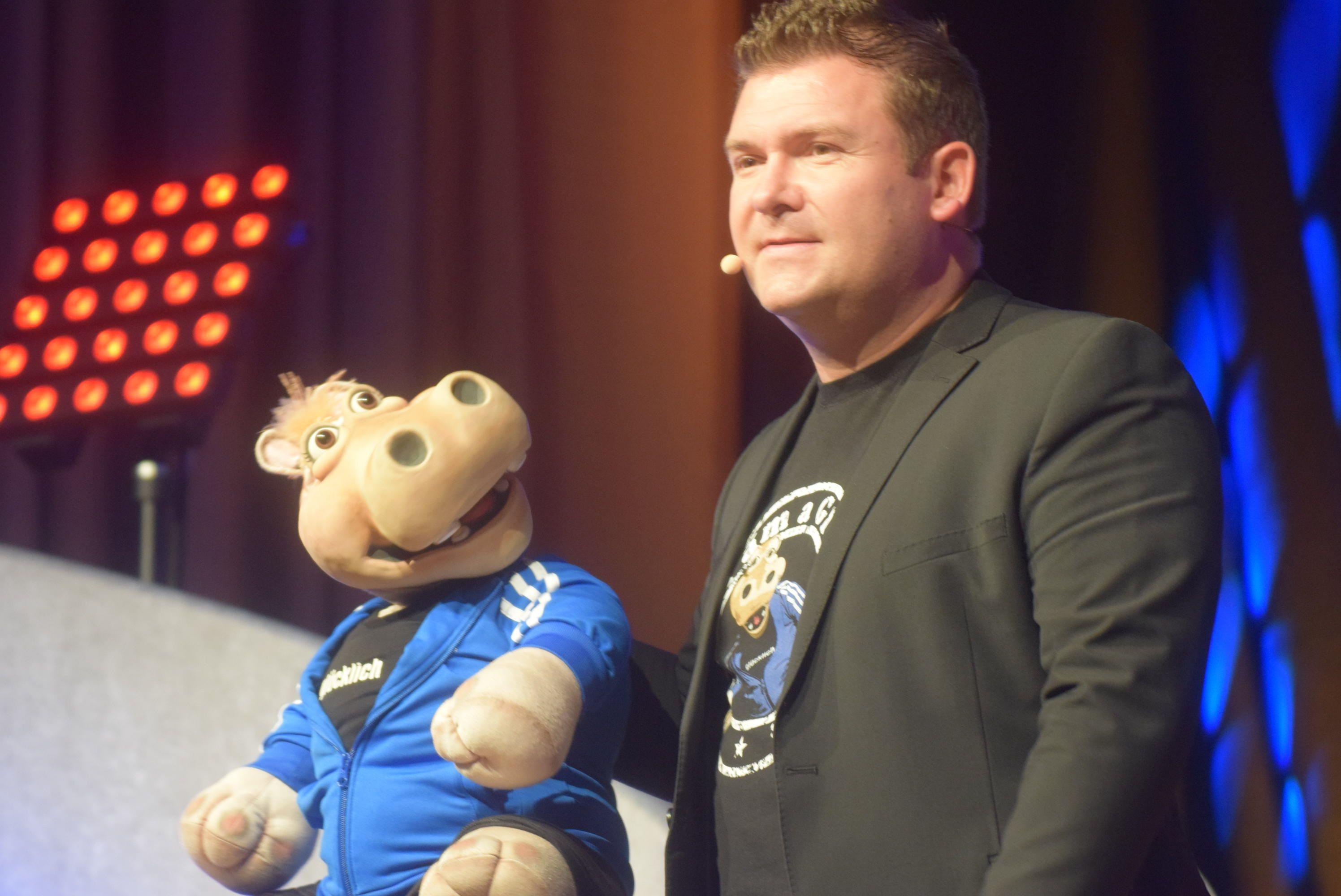 heroldsbach sebastian reich und nilpferd dame amanda zu gast heroldsbach nordbayern