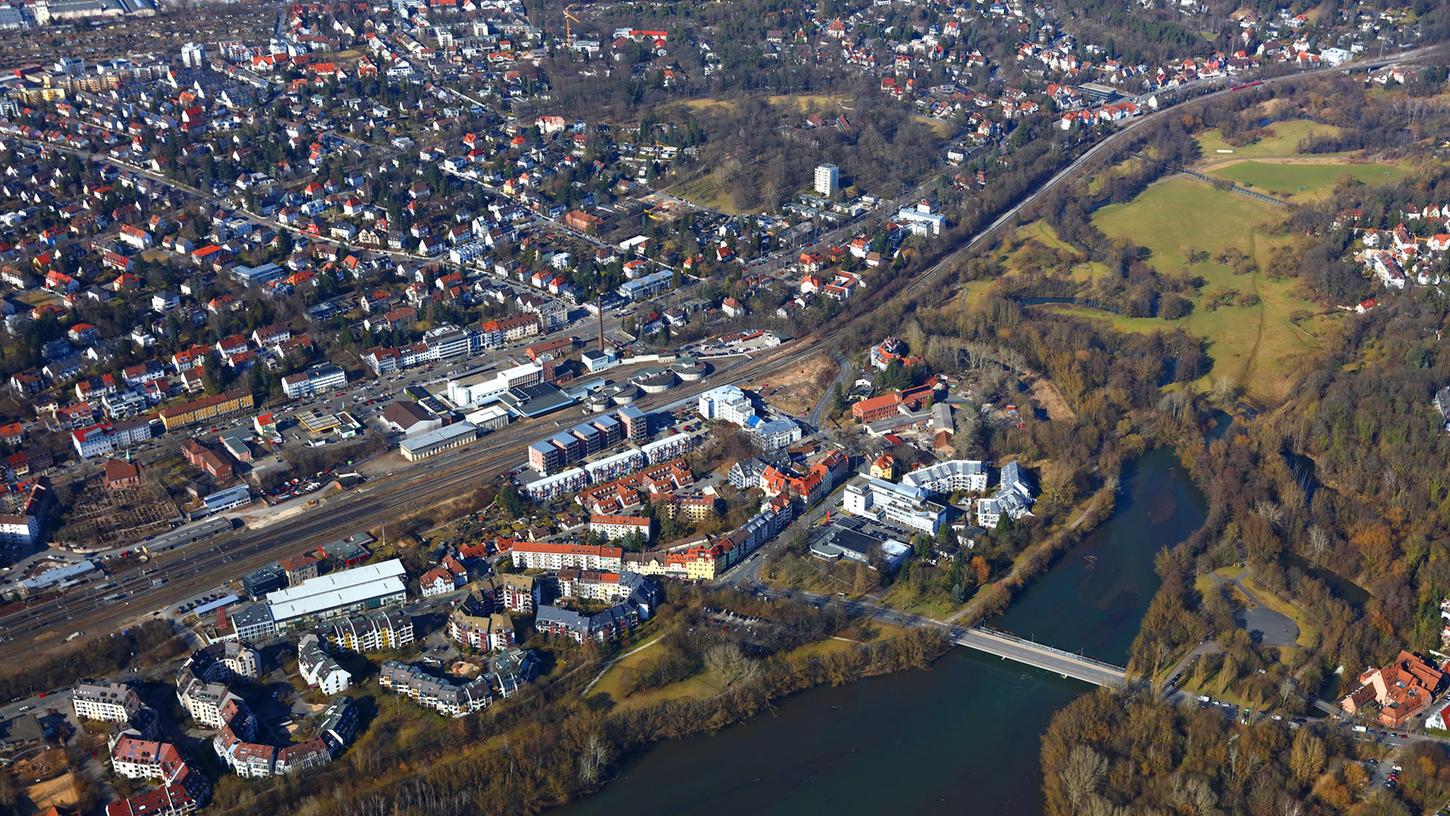 Ein Blick auf das Gebiet um den Wöhrder See. Wohnhäuser sieht man viele - doch das Angebot an Wohnraum reicht noch immer nicht aus. Ein Blick auf das Gebiet um den Wöhrder See. Wohnhäuser sieht man viele - doch das Angebot an Wohnraum reicht noch immer nicht aus.