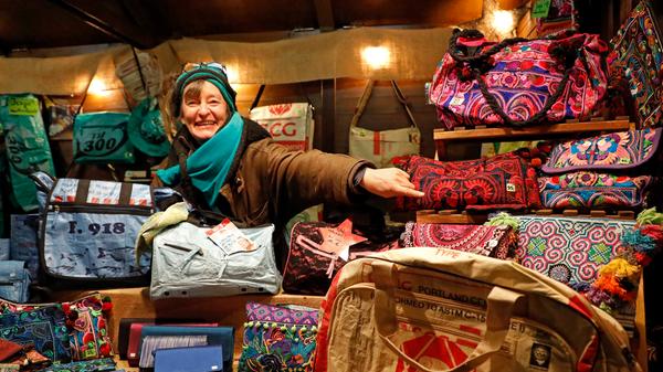 Upcycling ist auch auf dem Historischen Weihnachtsmarkt ein großes Thema.