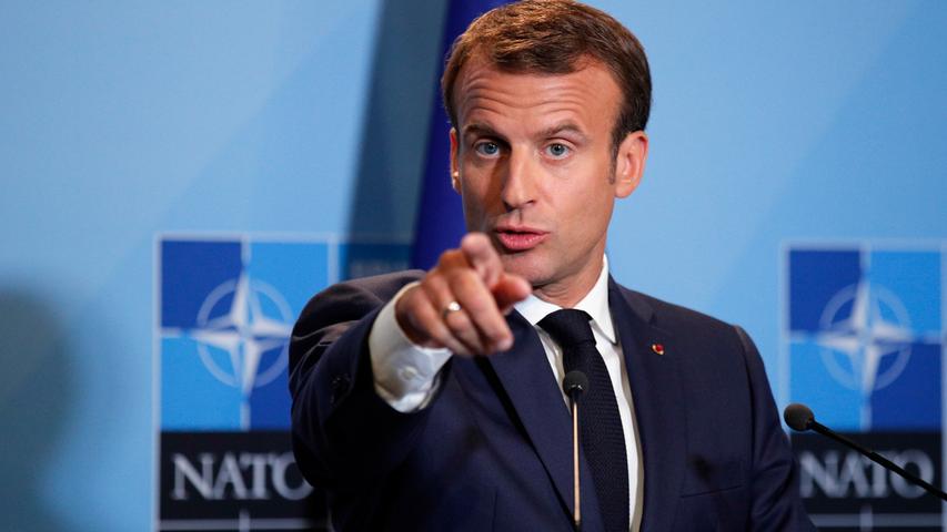 Emmanuel Macron: "Was wir derzeit erleben, ist der Hirntod der Nato." (über den Zustand des nordatlantischen Verteidigungsbündnisses)