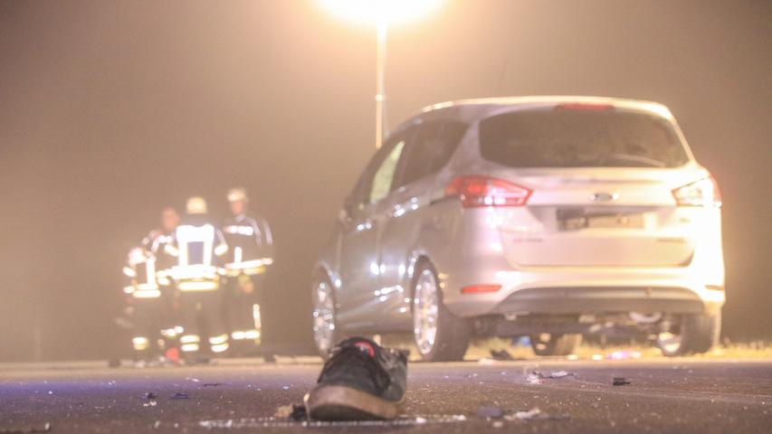 Auf B289 von Auto erfasst: 20-Jähriger lebensgefährlich verletzt