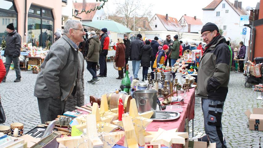 Wintertrödelmarkt lockte nach Gunzenhausen