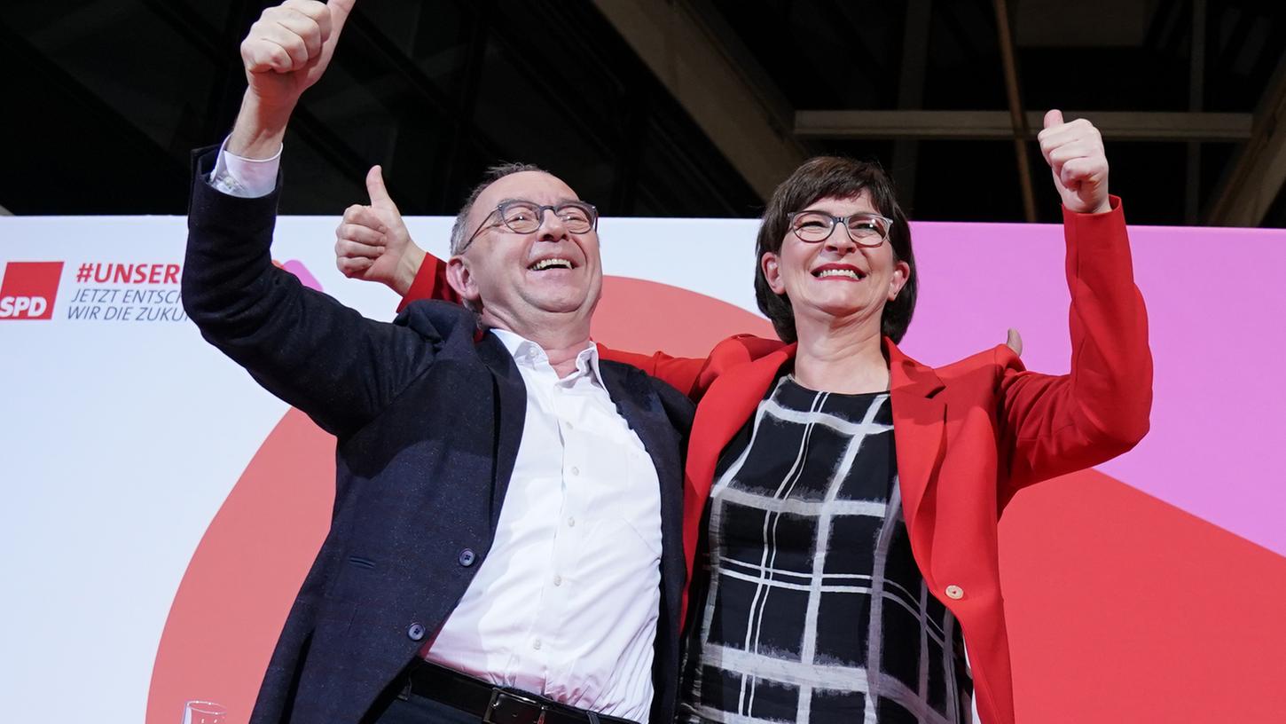 Norbert Walter-Borjans und Saskia Esken führen jetzt die SPD. Norbert Walter-Borjans und Saskia Esken führen jetzt die SPD.