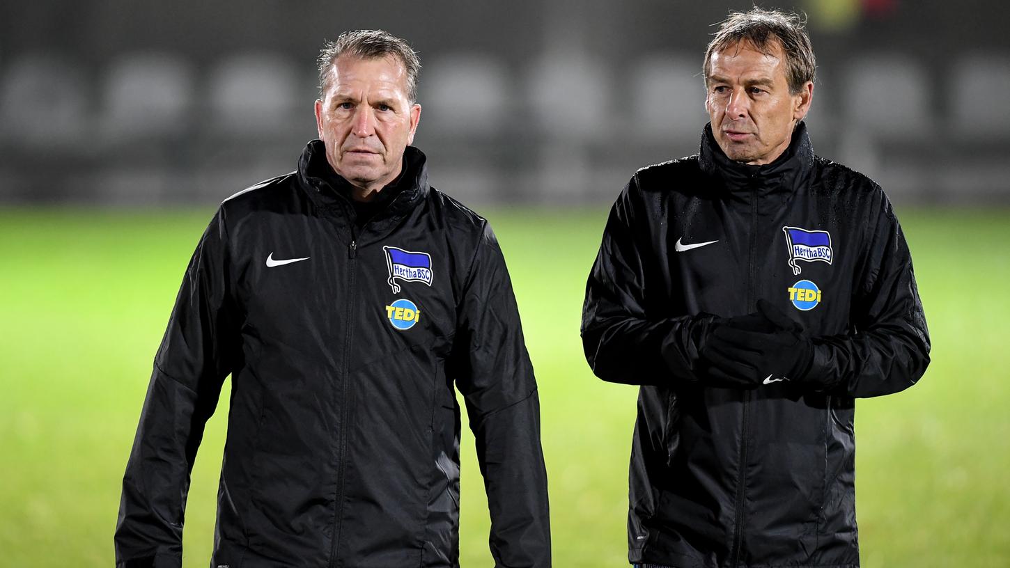Hertha-Trainer Jürgen Klinsmann würde gerne auch im neuen Jahr mit DFB-Torwarttrainer Andi Köpke in Berlin zusammenarbeiten.