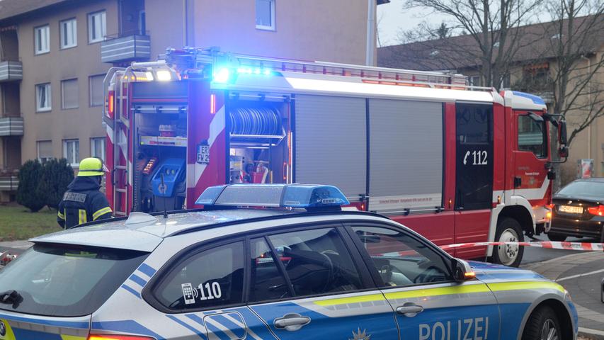 Geldautomat in Erlanger Bank gesprengt: Anwohner evakuiert