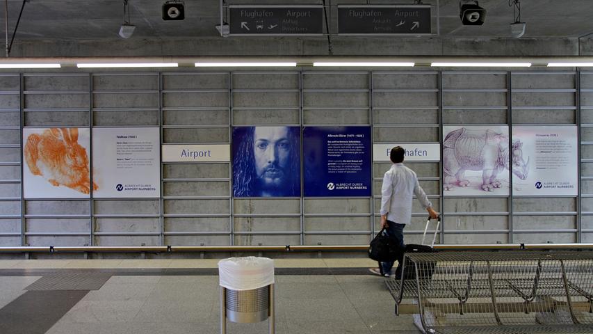 Die Verbindung zum Dürer Airport ist für viele Flugreisende ein Muss: 7200 Passagiere verlassen täglich am Flughafen die U-Bahnen oder steigen ein.