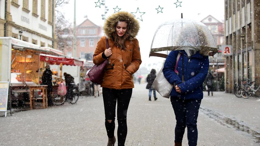 Schneefall in der Region: So verwandelte sich Franken in eine Winterlandschaft