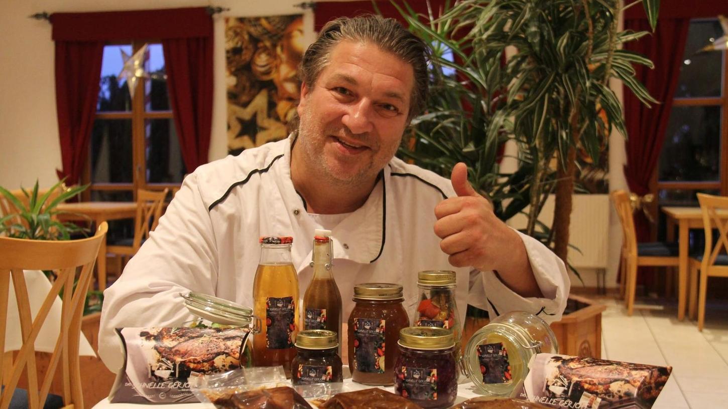 Der Stadelner Koch kehrt zum Jahresende „Rainer’s Restaurant“ in Boxdorf den Rücken, um sich auf die Herstellung von Fertiggerichten zu konzentrieren. Hier präsentiert er eine kleine Auswahl.