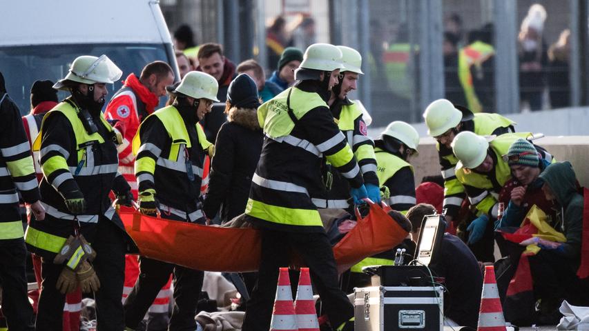 Nach der Explosion: So lief die Katastrophenschutzübung zur EM 2020