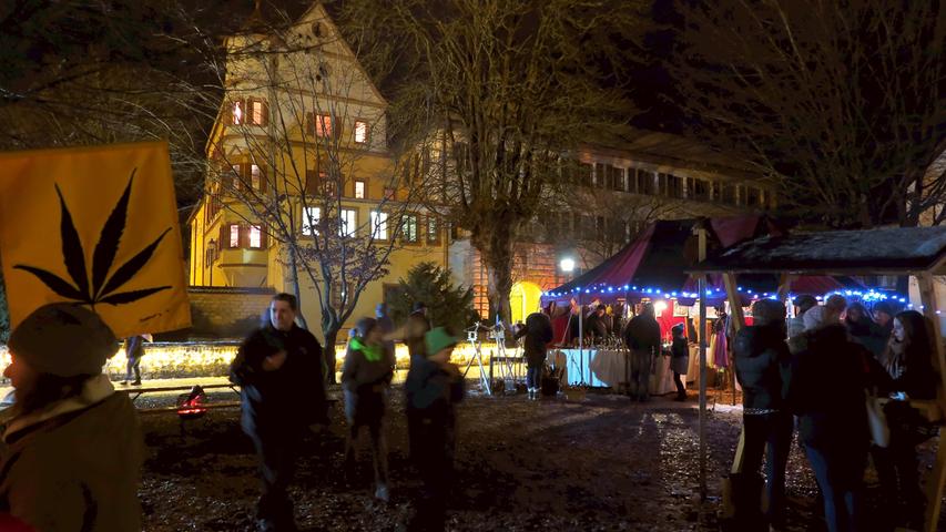 Hexen und Schnee bei der Treuchtlinger Schlossweihnacht 2019
