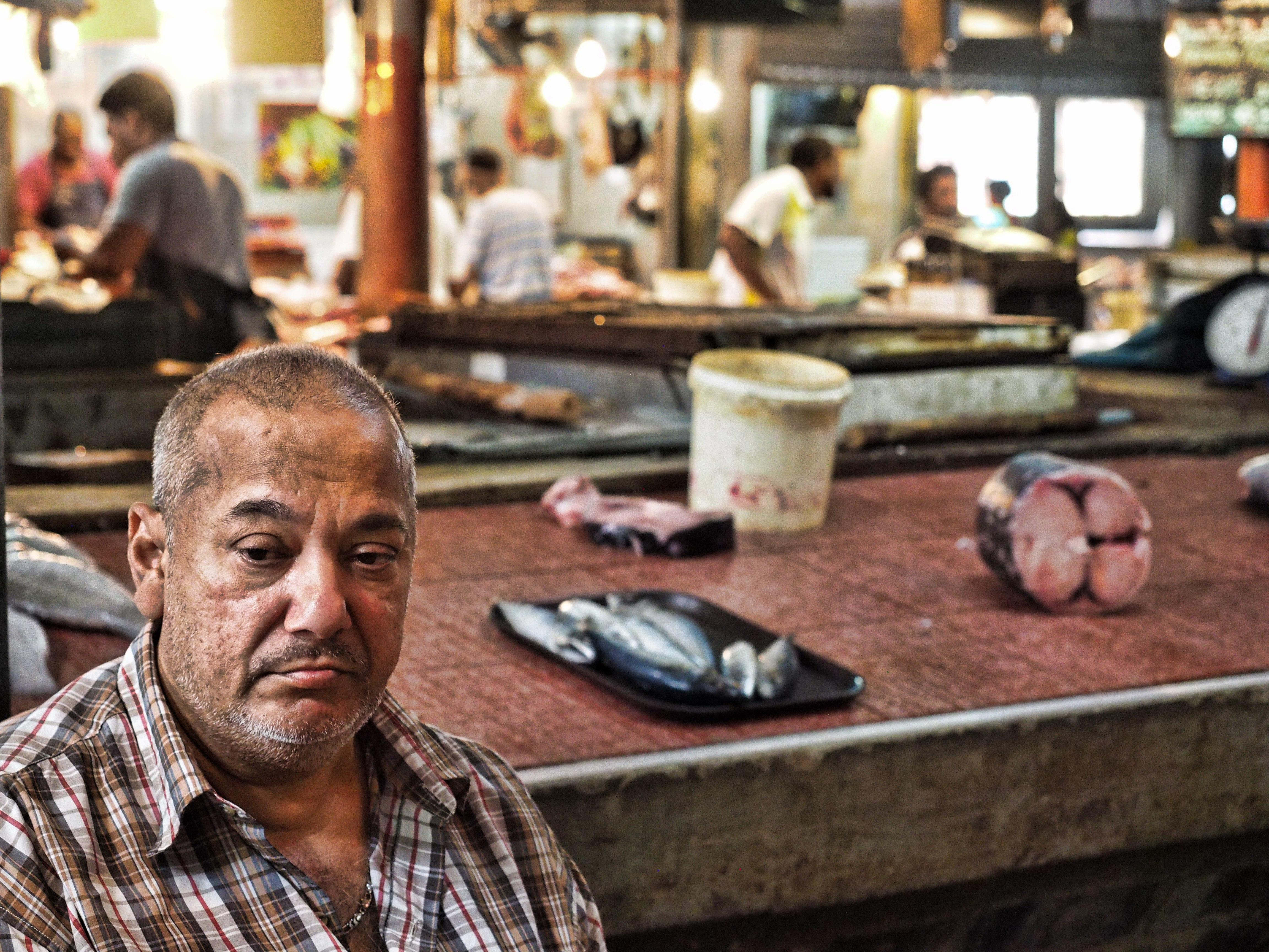 Auf dem zentralen Markt in der Inselhauptstadt Port Louis.