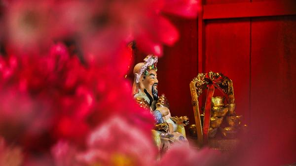 Die Tour von www.mymoris.mu führt auch in einen buddhistischen Tempel, den die Chinesen der Stadt gern besuchen.