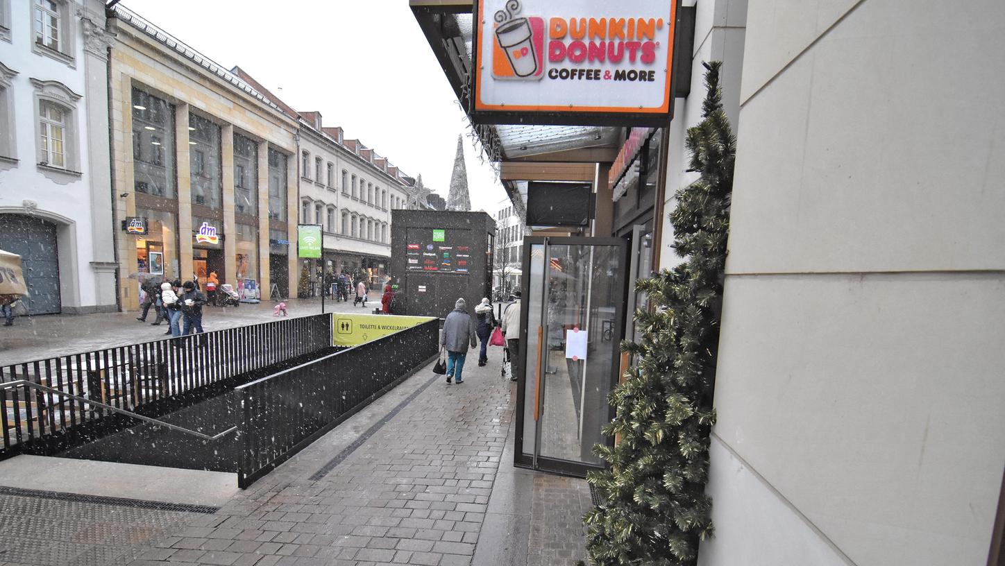 Neue Mitte in Fürth: Auch Dunkin' Donuts hat geschlossen