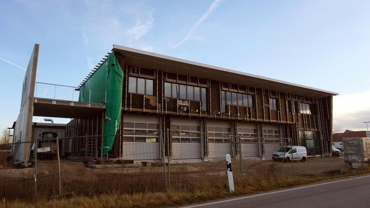 Heßdorf: Neues Feuerwehrhaus ist bald fertig