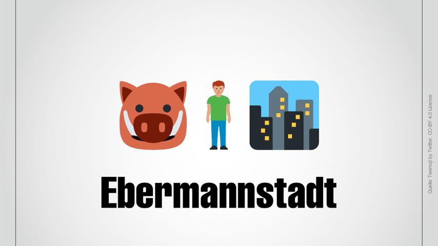 Ein Schwein, genauer gesagt ein Eber, ein Mann und eine Stadt: Das ist natürlich Ebermannstadt.