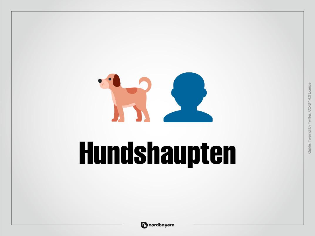 Ein Hund und ein Kopf: Das ist Hundshaupten.