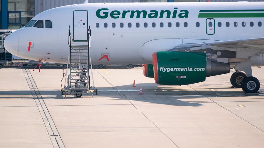 Ein schwerer Rückschlag für den Flughafen Nürnberg war auch die Germania-Pleite im Februar 2019.